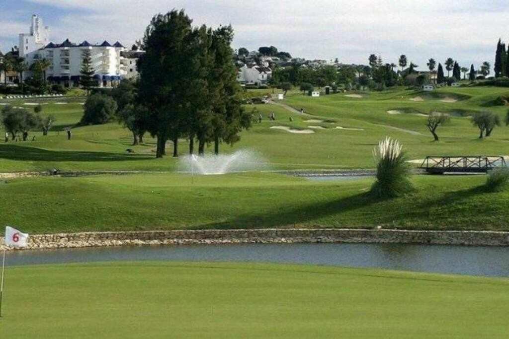 Matchroom Apartamento Con Piscina En Mijas Golf Fuengirola Bagian luar foto